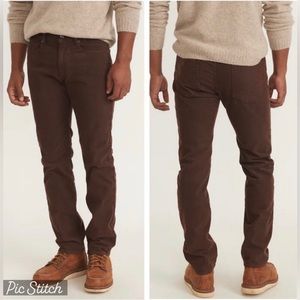 Marine Layer Men's Brown Corduroy Pants